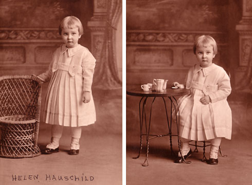 Helen Biffar as a child